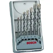 Bosch Borrsats för betong Silver Percussion; 4-10 mm; 7 st.