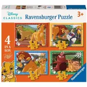 Ravensburger 4-i-1 Lejonkungen-pussel