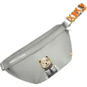 Nimmy Crossbody Cool&Cute 2.0 Bear axelremsväska - grå