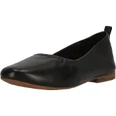 Clarks for woman. 26181224 Fawna Soft leather ballerinas black (36.5), Flat, None, Casual