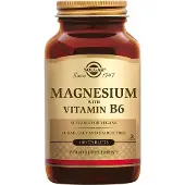 Solgar , Magnesium med B6, 100 Tabletter
