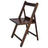Wellhome Nordstol I Bokträ Med Valnötsfinish 43x47x79 Cm