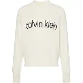 Calvin Klein Jeans Tröja svart / vit
