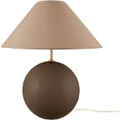 Globen Lighting Bordslampa IRIS, Brun / rost, Vardagsrum / matsal, Textil / tyger / siden, Vintage, Bordslampa
