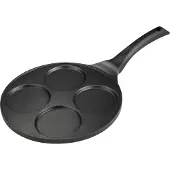 Lamart by Piere CREPE - Pannkakspanna - 26 diameter x 3 cm - hål 4 - nonstick-beläggning - svart