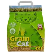 GrainCat 12 liter (3,9 kg) naturligt klumpande strö