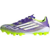 Adidas F50 League 2g/3g Ag Radiant Blaze - Lila/vit/lucid Lemon - Konstgräs (Ag), storlek 46