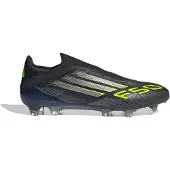 Adidas F50 Elite Laceless Fg Electric Stealth - Svart/silver/lucid Lemon - Gräs (Fg), storlek 48