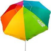 Aktive Vindtät Strandparasoll Med Uv50-skydd 220 Cm