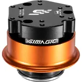 Simagic EVO Third Party Quick Release Snabbförslutningsadapter Svart, Orange