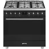 Smeg C9gmmb2 90 Cm Gasspis Med Ugn 6 Brännare
