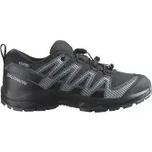 Salomon Kids' XA Pro V8 Waterproof Black/turbulence/quarry
