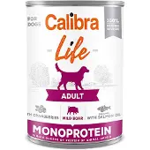 Calibra Life Can Adult Vildsvin Med Blåbär 6x400g Hundmat