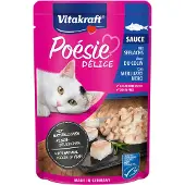 Vitakraft Poesie Delice Pouch I Sås Kattmat Med Kolja 85g 23 Enheter