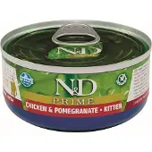 Farmina Kitten Prime Kycklinglåda 24x70g Kattmat