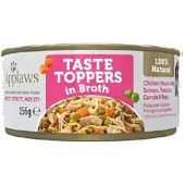 Applaws Kyckling Lax Och Grönsaksbuljong Topper 12x156g Våtfoder Hund