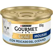 Purina Guld Gourmet Havsfiskmousse Kattmat 24x85g