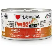 Disugual Våt Hundmat Med Lamm Och Päron 12x150g