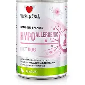 Disugual Hypoallergent Våtfoder Med Vaktel För Hund 6x400g