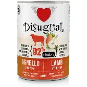 Disugual Blöt Hundmat Med Lamm Och Päron 6x400g