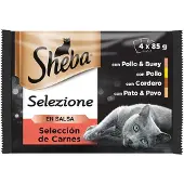 Mars Sheba Cuisine Selection Köttbox 4x85g Kattsnack 13 Enheter