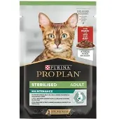 Purina Pro Plan Steriliserad Katt Snacks Med Kött 85g 26 Enheter