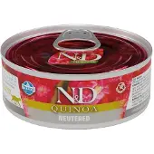 Farmina N&d Pumpa Kastrerad Kattmat Med Quinoa 80g 24 Enheter