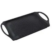 Supreme Gjuten Aluminiumgrill Med Randig Xylan 38x28 Cm