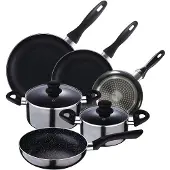 San Ignacio Set Med Kastruller 16/20/24 Cm 5 Bitar