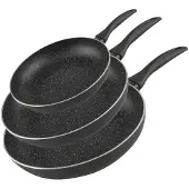 Supreme Aluminiumsten Stekpanna Set 3 Bitar