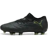 Puma Future 8 Ultimate Låg FG Eclipse - Svart/Grön/Grön terräng - Gräs (FG), storlek 46