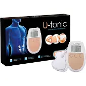 R Go Tools R-GO Tools 500 Cosmetics U-Tonic elektrostimulering med 4 vibrerande enheter, massager för muskler, vit (unisex)