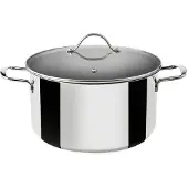 Supreme Rostfritt Stål Induktionskastrull Med Glaslock 24 Cm