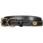 Dyon Flat Leather Hundhalsband