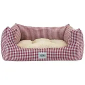 Yagu Vichy Comfort Hundbädd Med Vagga 86x74x25 Cm