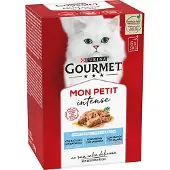 Purina Gourmet Mon Petit Blötfoder För Katt Fisk 6x50g 8 Enheter