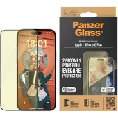 PanzerGlass | Ultra-Wide Fit - Skärmskydd för mobiltelefon - EyeCare Protection | Apple iPhone 15 Plus