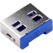Smartkeeper USB-portlås UL03P2DB Set 100 st Mörkblå utan nyckel UL03P2DB