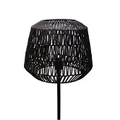 Pauleen Golvlampa Timber Pearl, Svart, Vardagsrum / matsal, Papper / lunopal / lunolit, Golvlampa