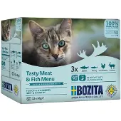 Bozita kött & fisk multipack våtfoder katt