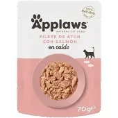 Applaws Blötfoder För Katt Med Tonfisk Och Laxfilé 12x70g