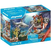 Playmobil Skattejakt Med Ett Ubåtsbyggnadsspel
