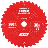 Specialist+ 260x36tx30 Mm Premium Träskärskive