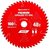 Specialist+ 160x48tx20 Mm Premium Cirkelklinga För Trä