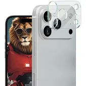IMAK iPhone 17 Pro 2-i-1 HD Kameralinsskydd i Härdat Glas
