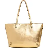 Pepe Jeans för kvinnor. PL031660 Audrey Glimmer handväska i guld (OSFA), Dorado, Casual, Polyuretan
