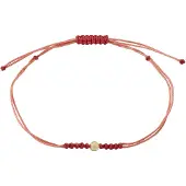 Pilgrim Armband ' Birthstones ' röd / pärlvit