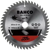 Bahco Cirkelsågblad Med 48 Tänder För Träplungssågar 160 Mmx20 Mm