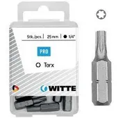 Witte T 20 Tin Torx-bits 5 Enheter