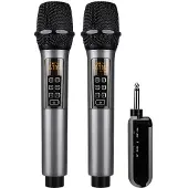 INF Trådlös mikrofon i 2-pack / Bluetooth Reverb med Android-portkabel Black